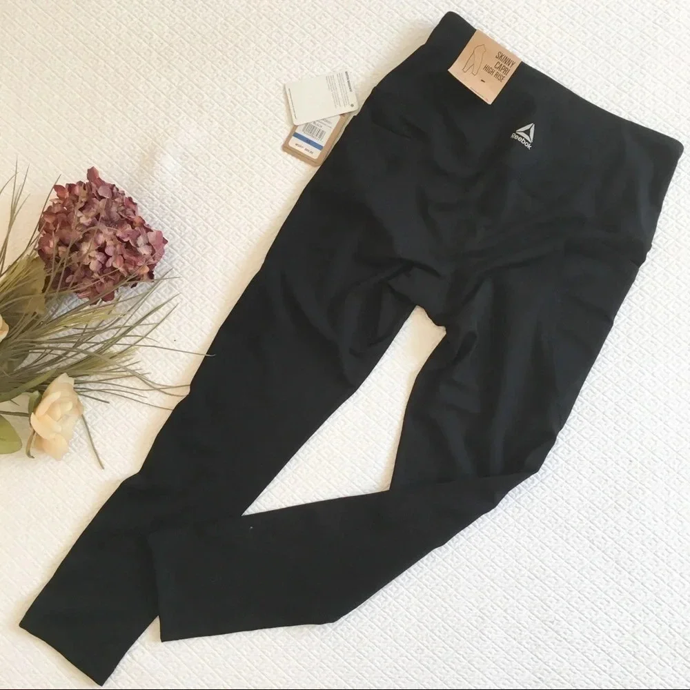 NWT Reebok High Rise Skinny Capri - Picture 4 of 10